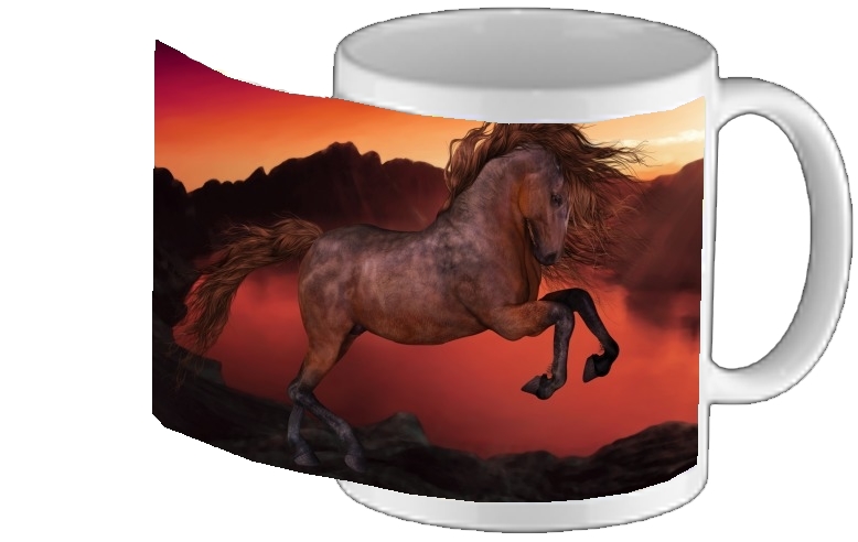 Mug A Horse In The Sunset 