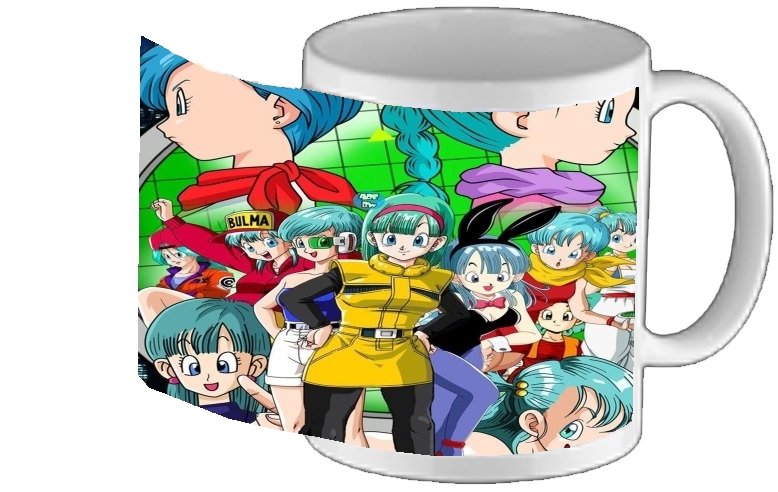 Mug Bulma Dragon Ball super art 