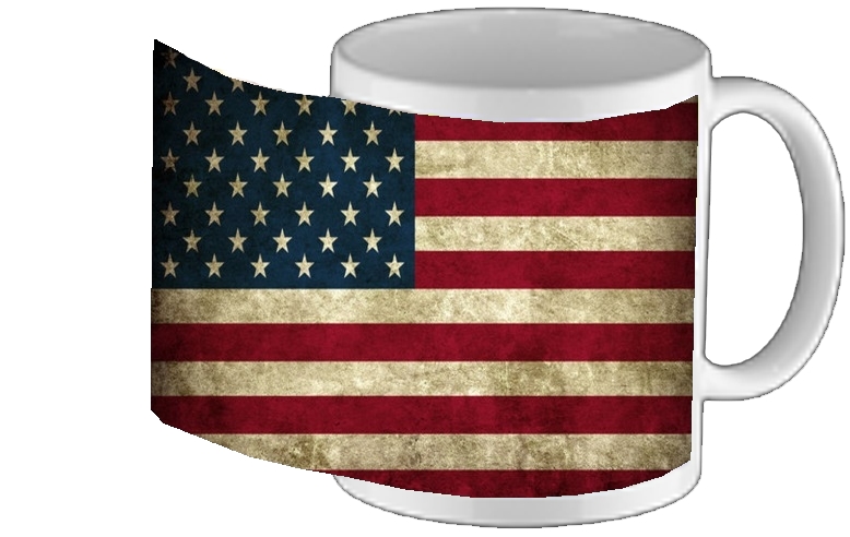 Mug Bandiera USA Vintage 