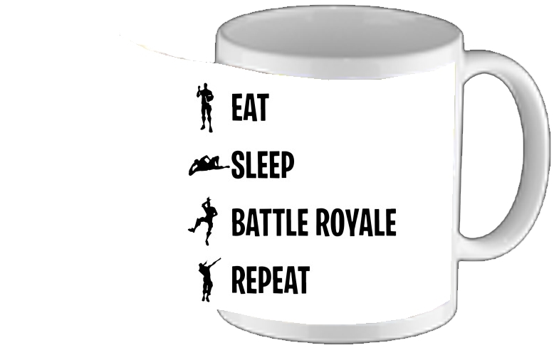 Mug Eat Sleep Battle Royale Repeat 