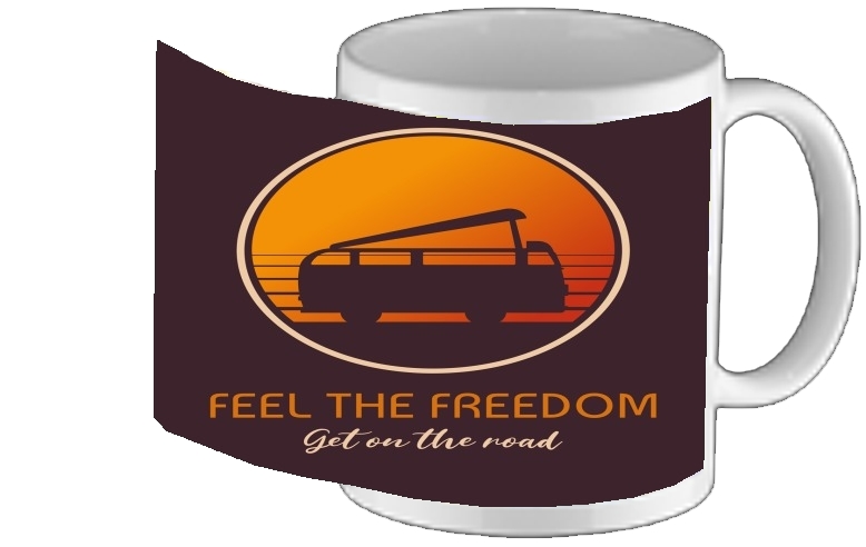 Mug Feel The freedom on the road 