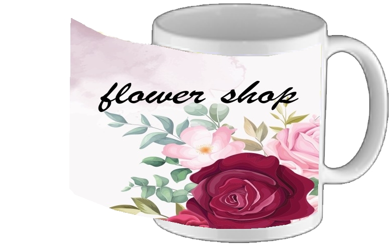 Mug Flower Shop Logo 