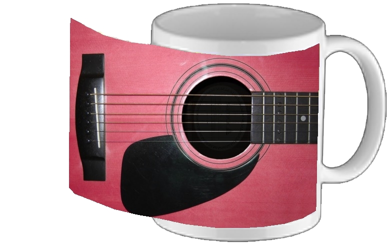 Mug chitarra rosa 