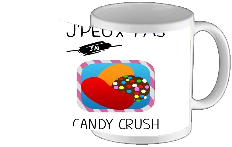 Mug Je peux pas jai candy crush 