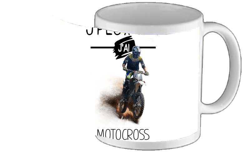Mug Je peux pas jai motocross 