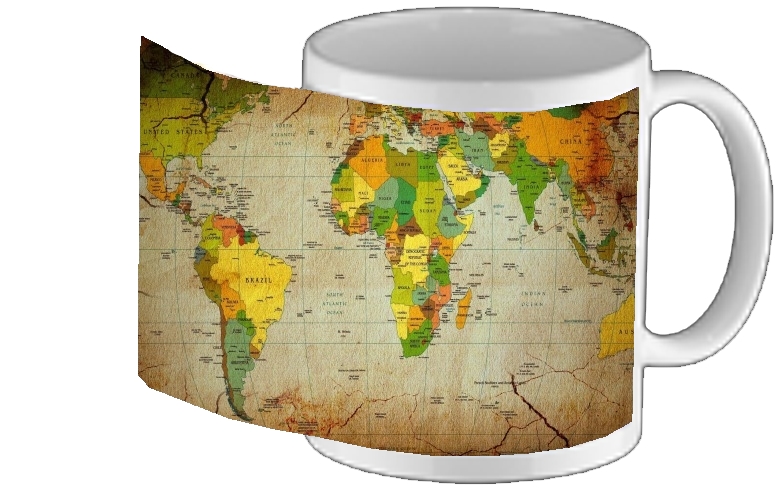 Mug mappa del mondo globo 