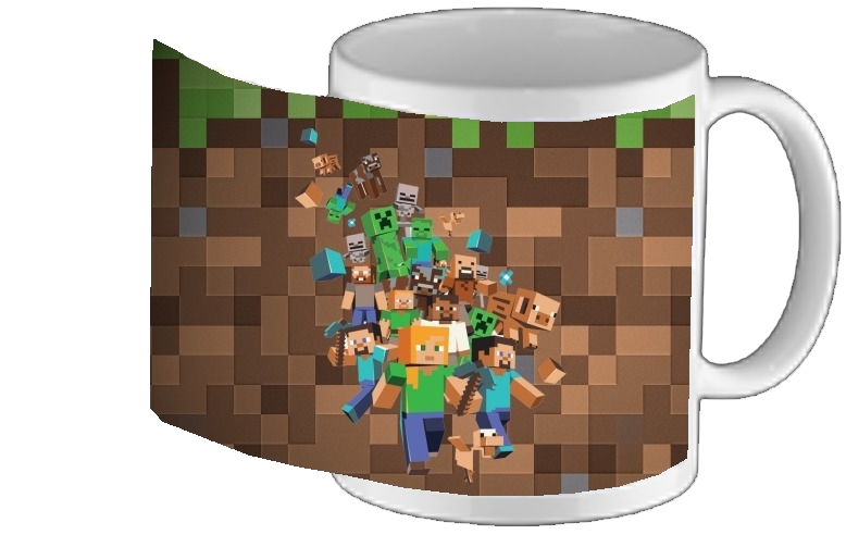 Mug Minecraft Creeper Forest 