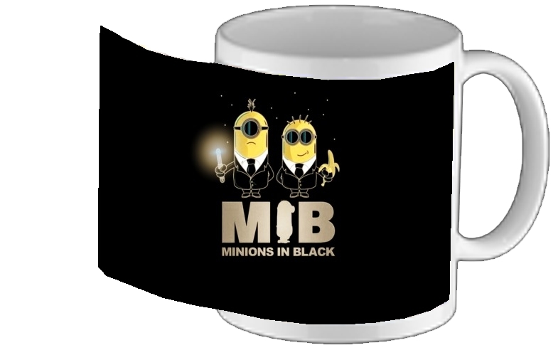 Mug Minion in black mashup Men in black 