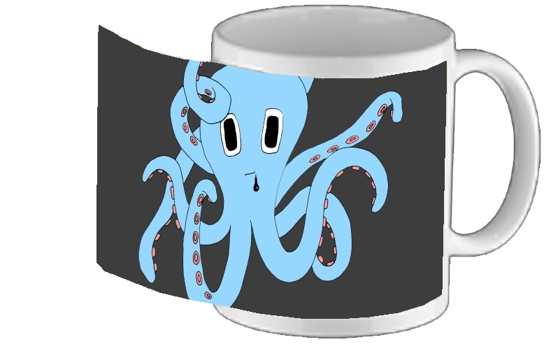 Mug octopus Blue cartoon 