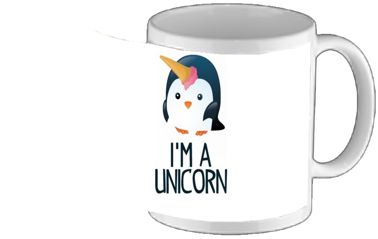 Mug Pingouin wants to be unicorn 