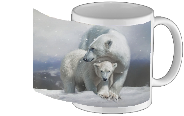 Mug Polar bear family 