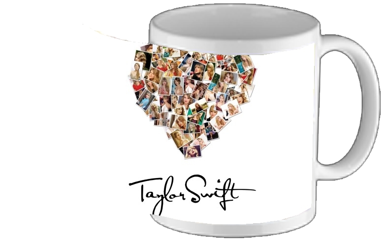 Mug Taylor Swift Love Fan Collage signature 