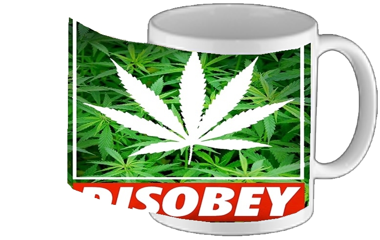 Mug Weed Cannabis Disobey 