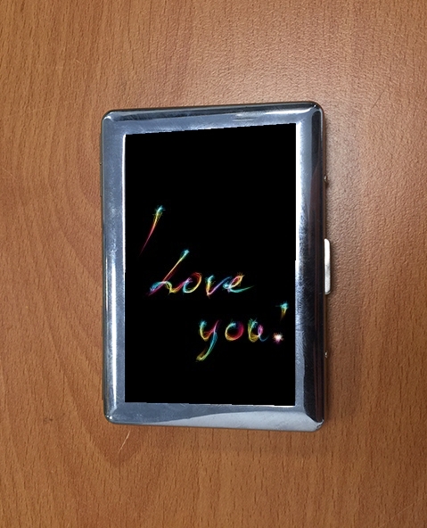Porte I love you - Rainbow Text 
