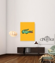 poster alligator crocodile lacoste