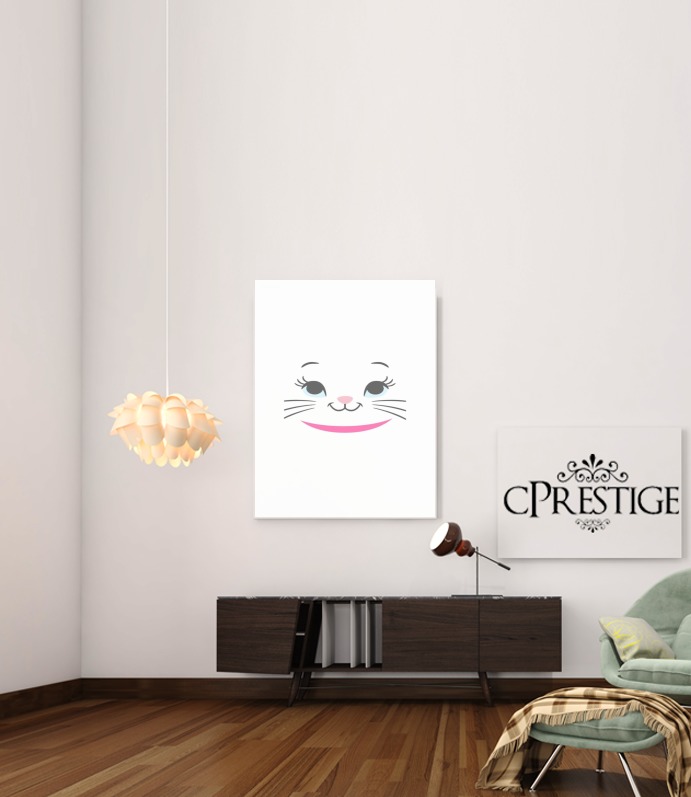 Poster Aristochat Marie Face art 