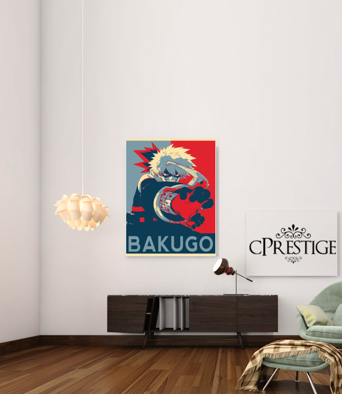 Canvas Bakugo Katsuki propaganda art 