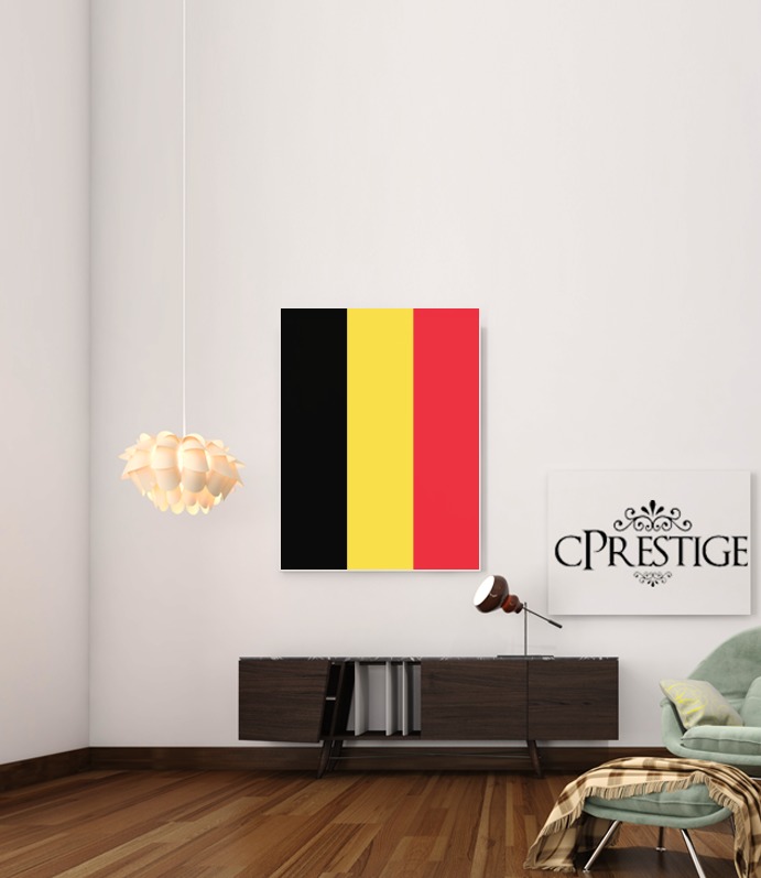 Poster Belgium Flag 