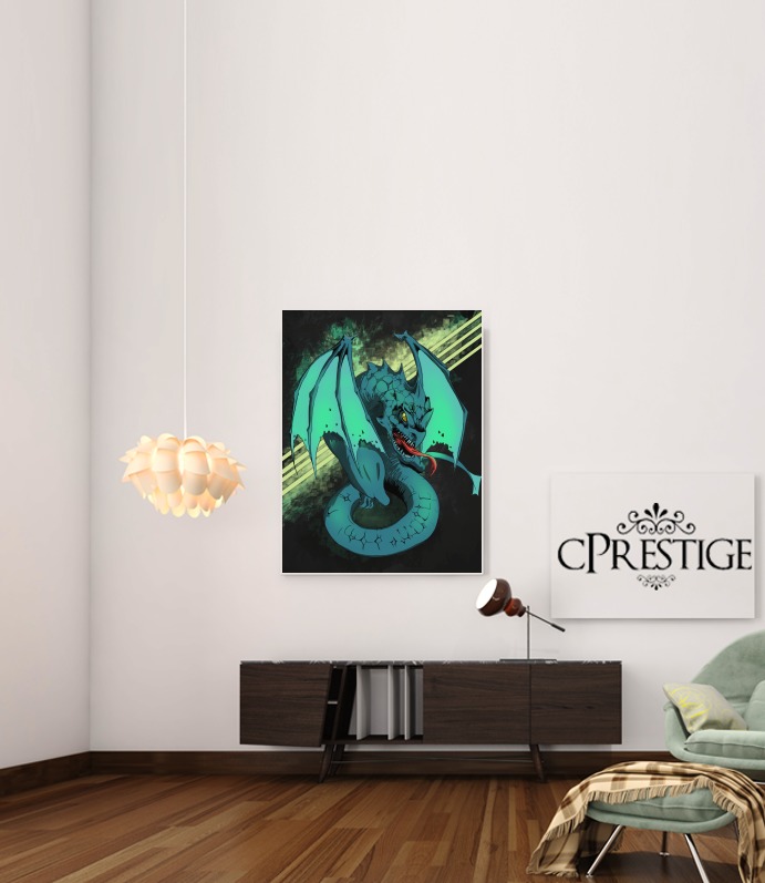 Poster Blue dragon 