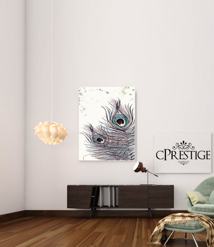 Poster Boho Peacock Feather 