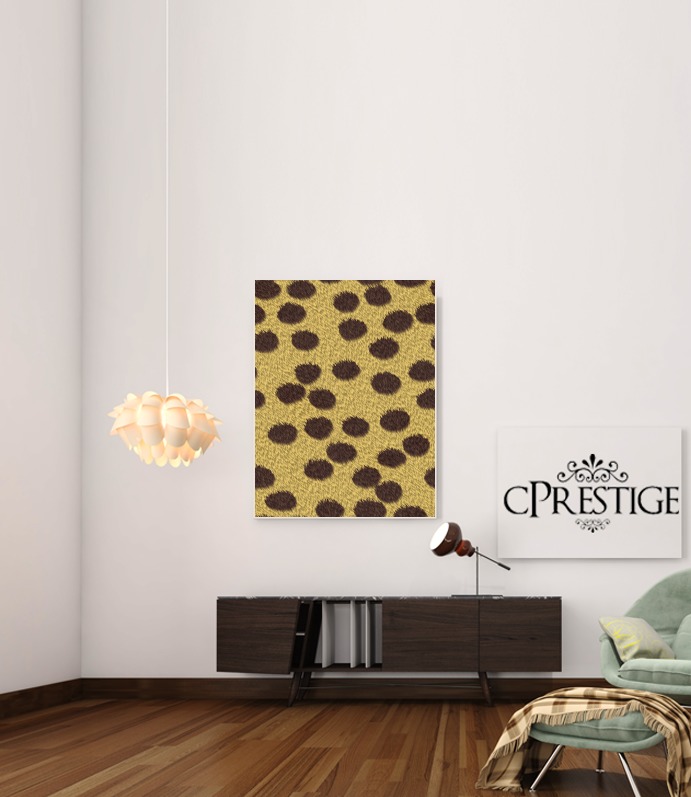 Canvas Cheetah Fur 