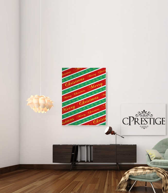 Canvas Christmas Wrapping Paper 