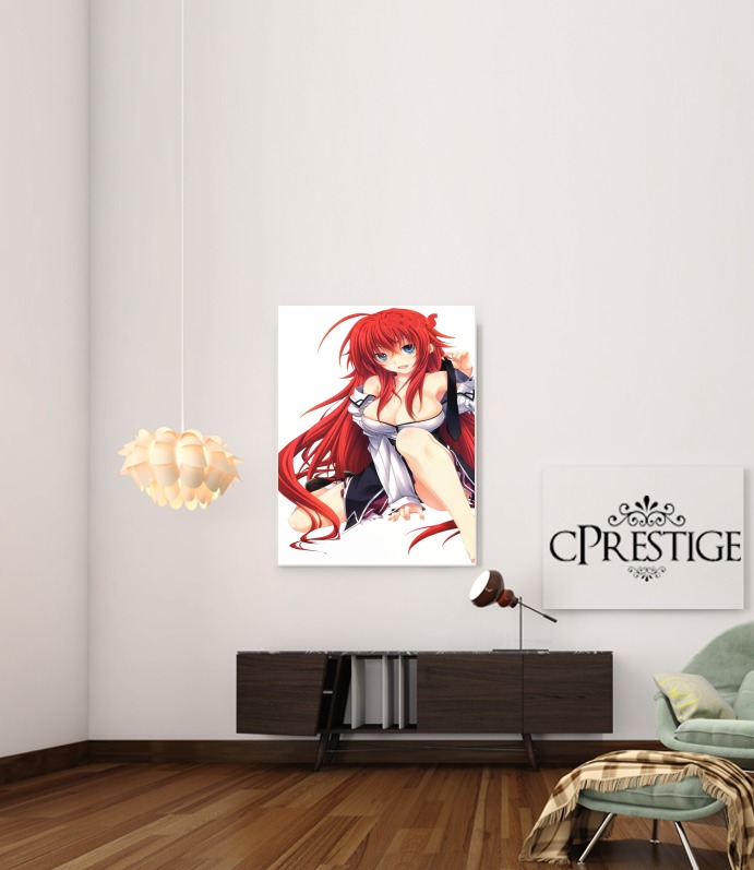 Canvas Cleavage Rias DXD HighSchool 