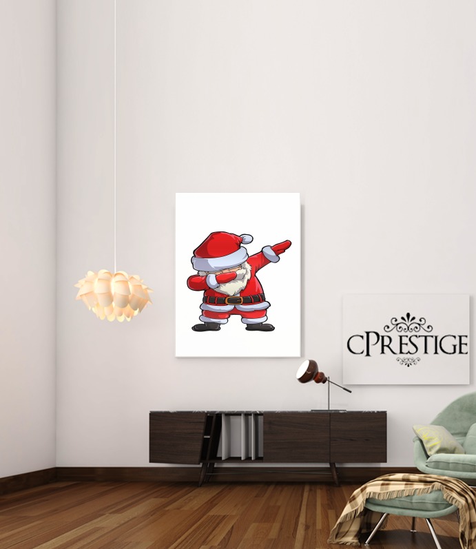 Poster Dabbing Santa Claus Christmas 
