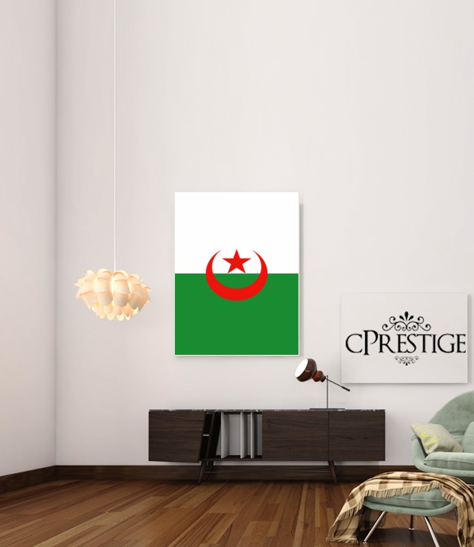 Canvas Bandiera Algeria 