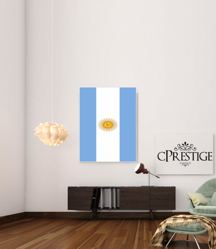 Canvas Bandiera Argentina 