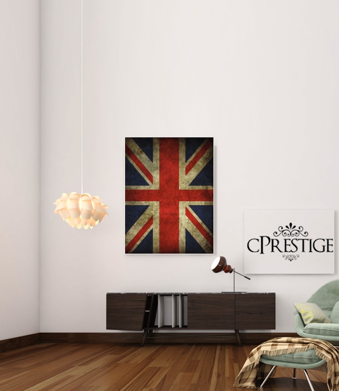 Poster Bandiera britannico vintage 