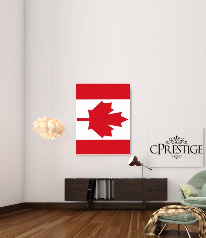Canvas Bandiera Canada 