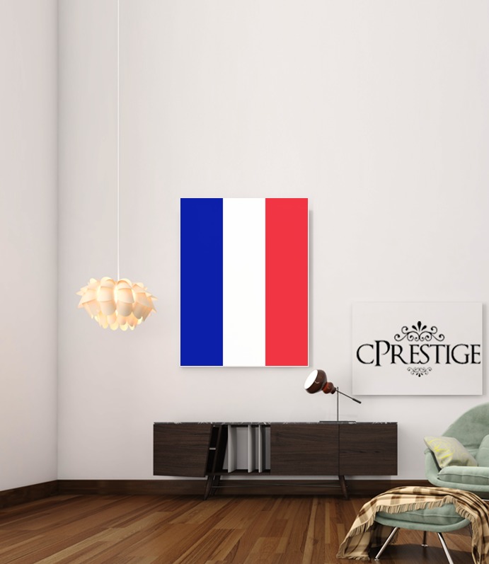 Canvas Bandiera Francia 