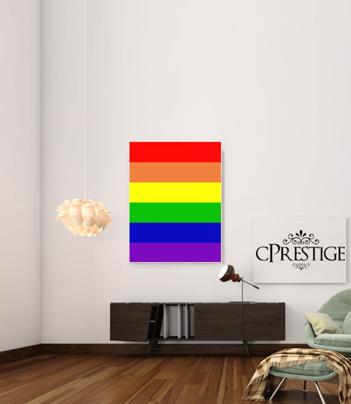 Canvas Bandiera Arco In Cielo Gay 
