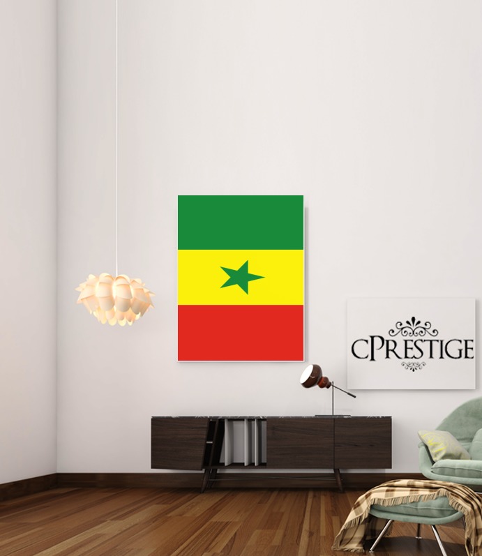 Poster Bandiera del Senegal 