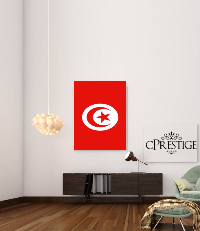 Canvas Flag of Tunisia 
