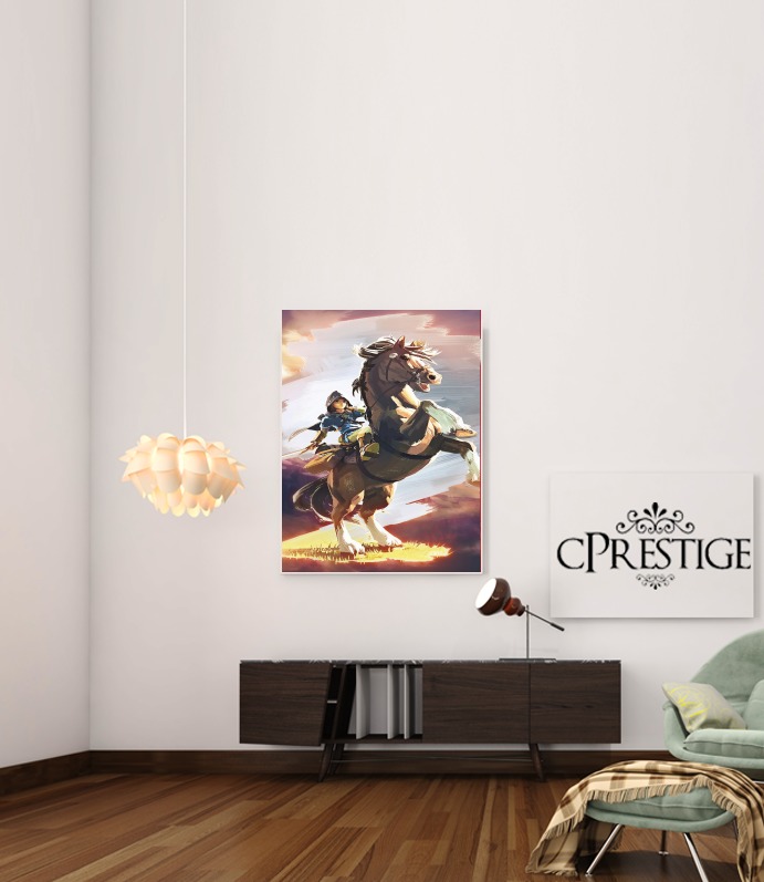 Poster Epona Horse with Link 