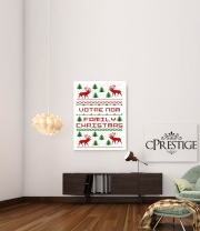 poster Esprit de Noel avec nom personnalisable