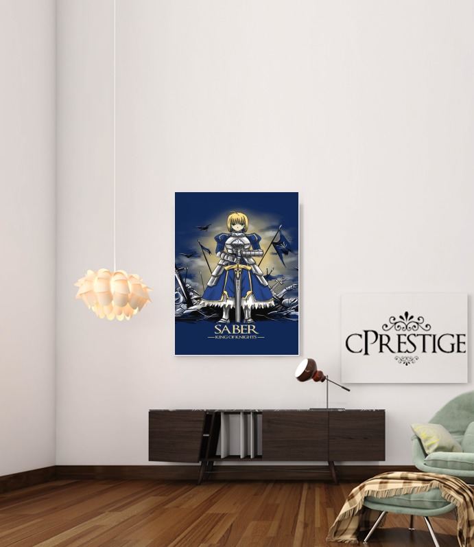 Canvas Fate Zero Fate stay Night Saber King Of Knights 