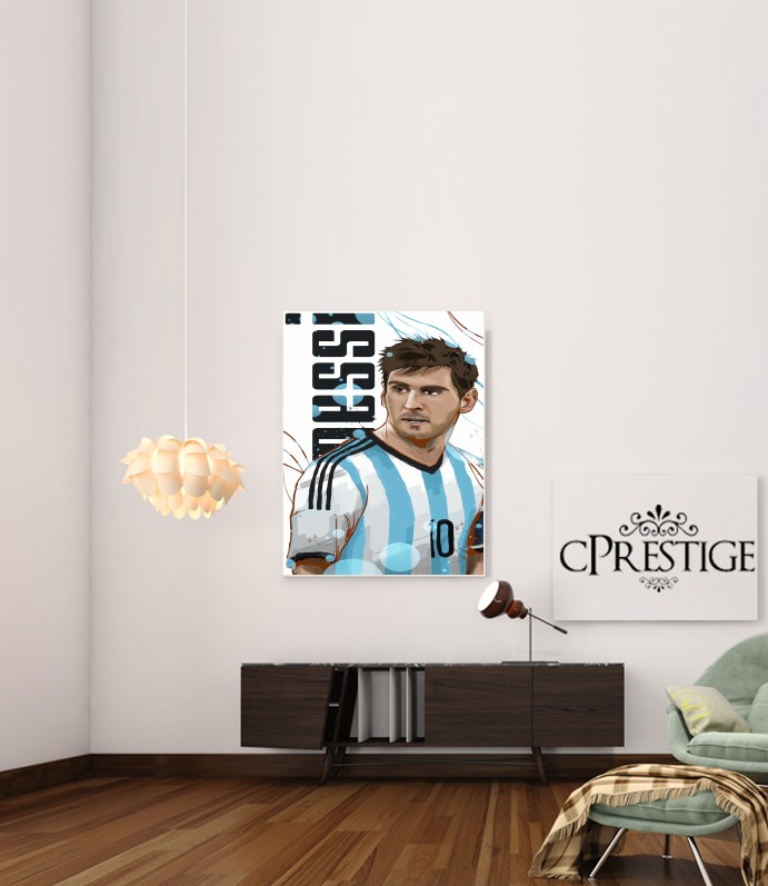 Canvas Football Legends: Lionel Messi - Argentina 