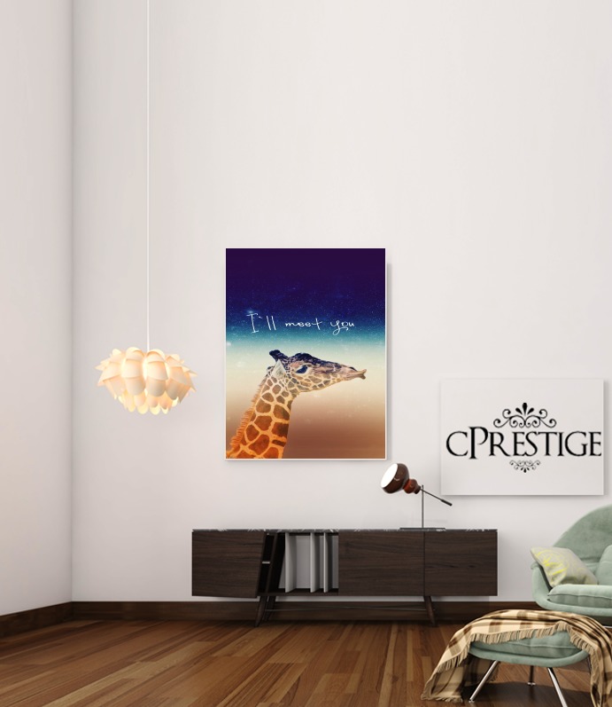 Poster Giraffe Love - Left 