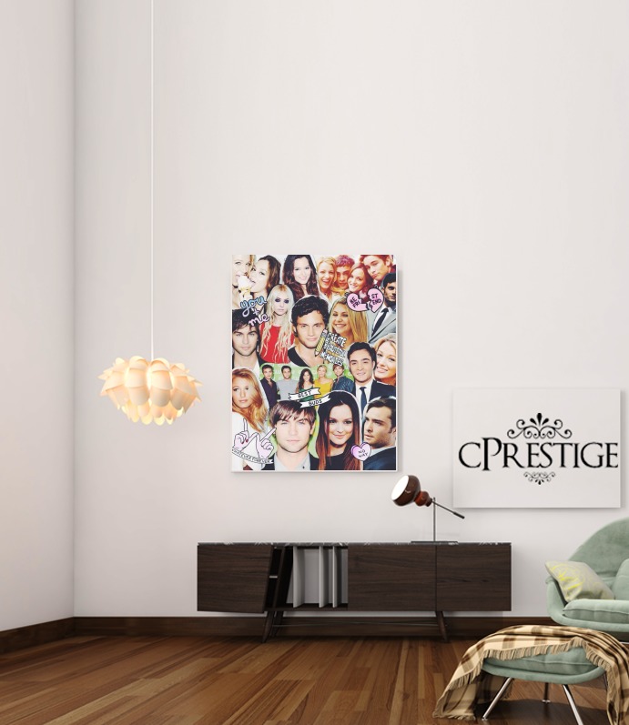 Canvas Gossip Girl Fan Collage 