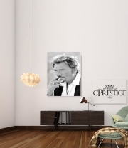 poster johnny hallyday Smoke Cigare Hommage