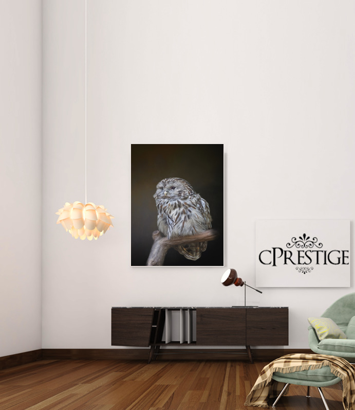 Canvas Lovely cute owl 