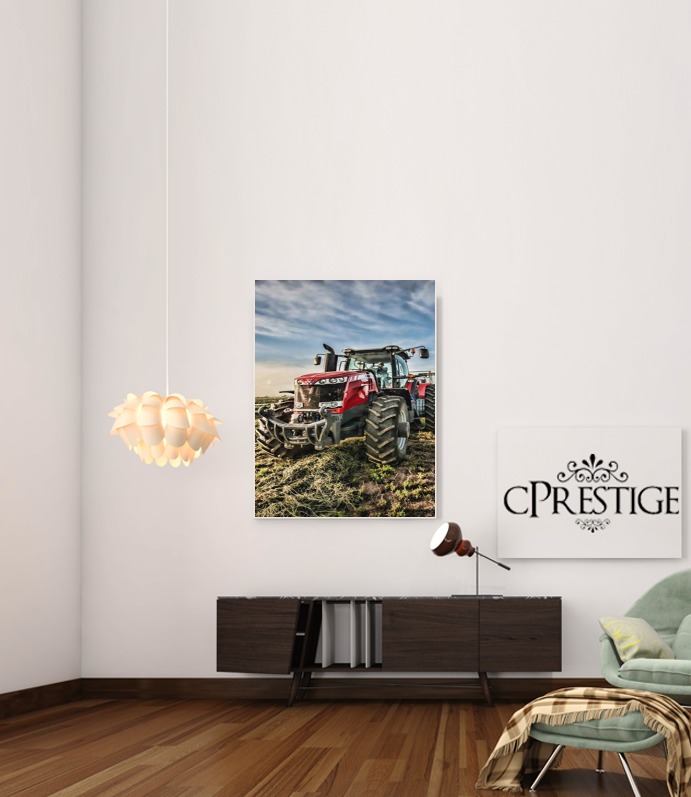 Canvas Massey Fergusson Tractor 