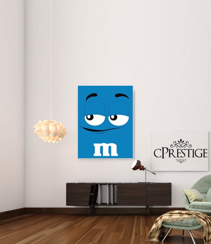 Poster M&M's Blue 