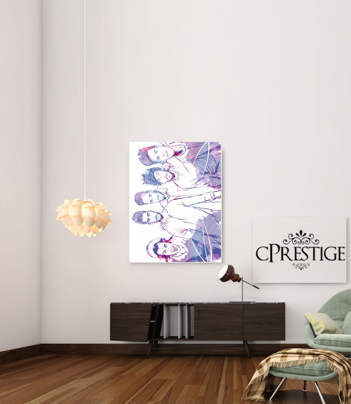 Canvas One Direction 1D Music Stars 