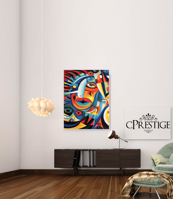 Canvas Painting Abstract V10 