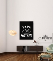 poster Papa Motard Moto Passion