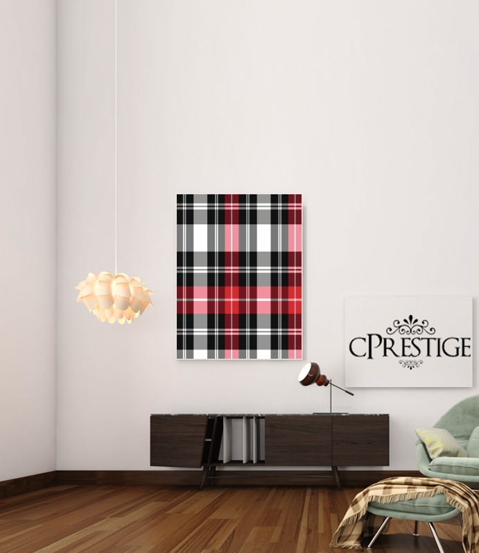 Canvas Red Plaid 
